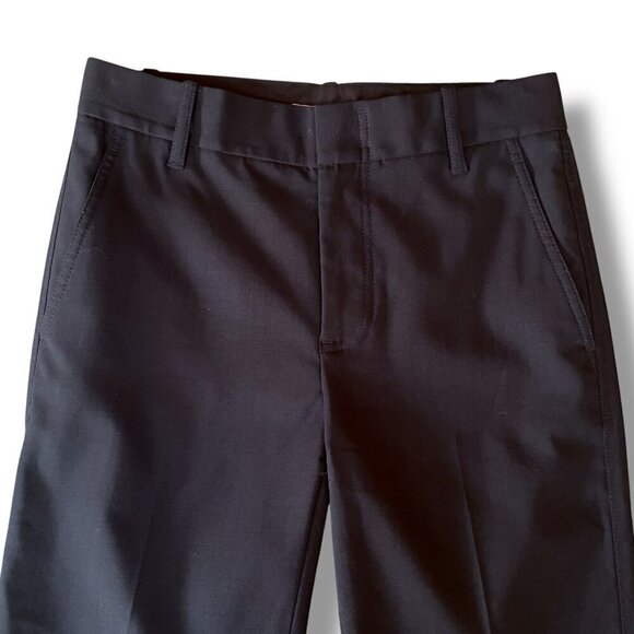 Vince Womens Tapered Ankle Trouser Sz 0 Black Stretch Wool Dress Pant $295 - Picture 7 of 10